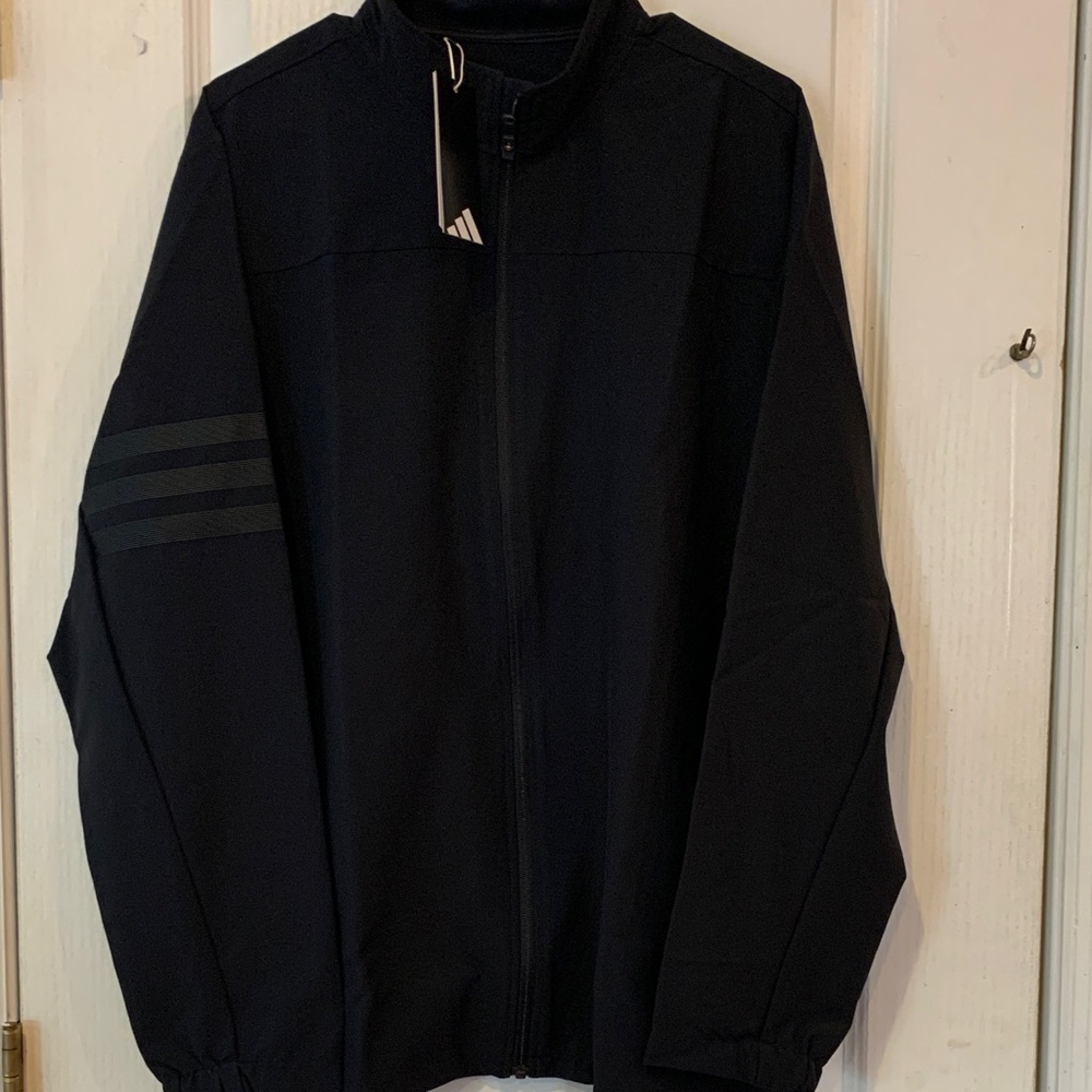 Adidas Classic Black Full-Zip Jacket